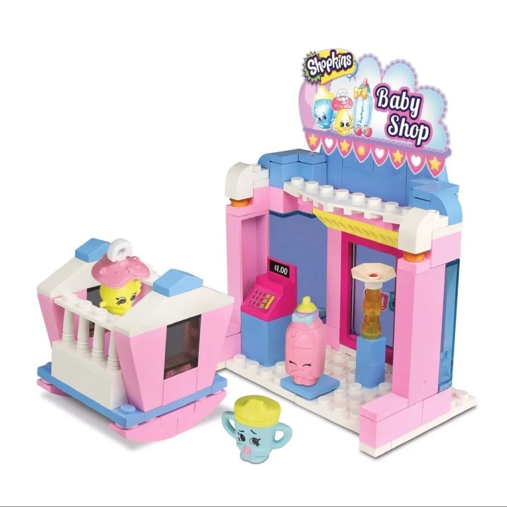 128pcs. Shopkins Kinstructions Baby Shop